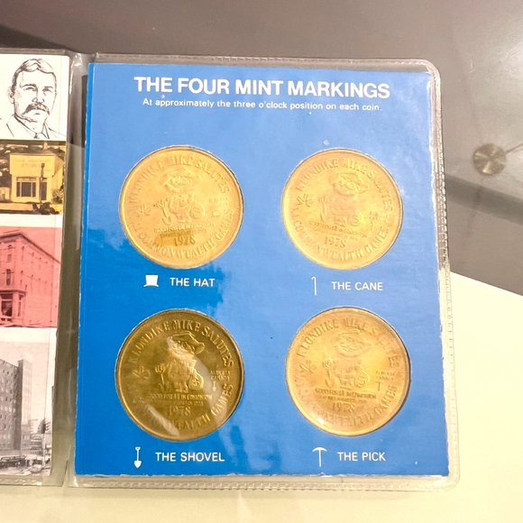 1978 Klondike Days Edmonton, Alberta, Canada Set Of 4 Coins! - Picture 3 of 12